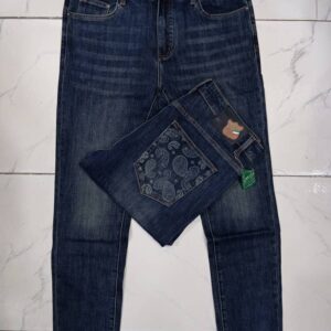 Men Light Luxury Stretch Slim Jeans CNP