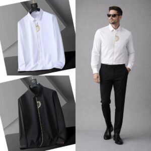 Fashion Brand Men Long-Sleeved Shirt CNP
