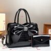 Shiny Women Leather Handbag MAR6