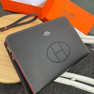 Men Executive Zipper Leather Hand Clutch MAR6