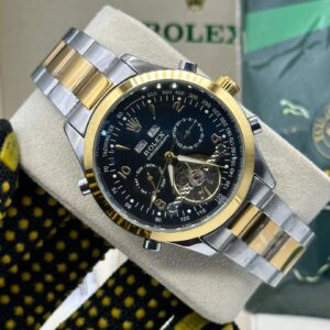Premium Elegance Stainless Steel Strap Men Watch MAR6