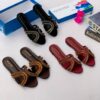 Fashion Women Luxury Crystal-Embellished Slippers MAR6