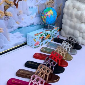 Exquisite Studded Ladies Flat Slippers MAR6