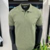 Men Lapel Button Short Sleeve Fit Shirt MAR6