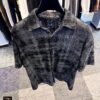Cotton Linen Graphic Print Short Sleeve Shirt MAR6