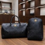 Large Capacity Leather Backpack & Luggage Bag MAR6