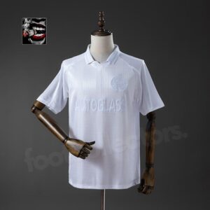 White Retro Soccer Fan Jersey APR6
