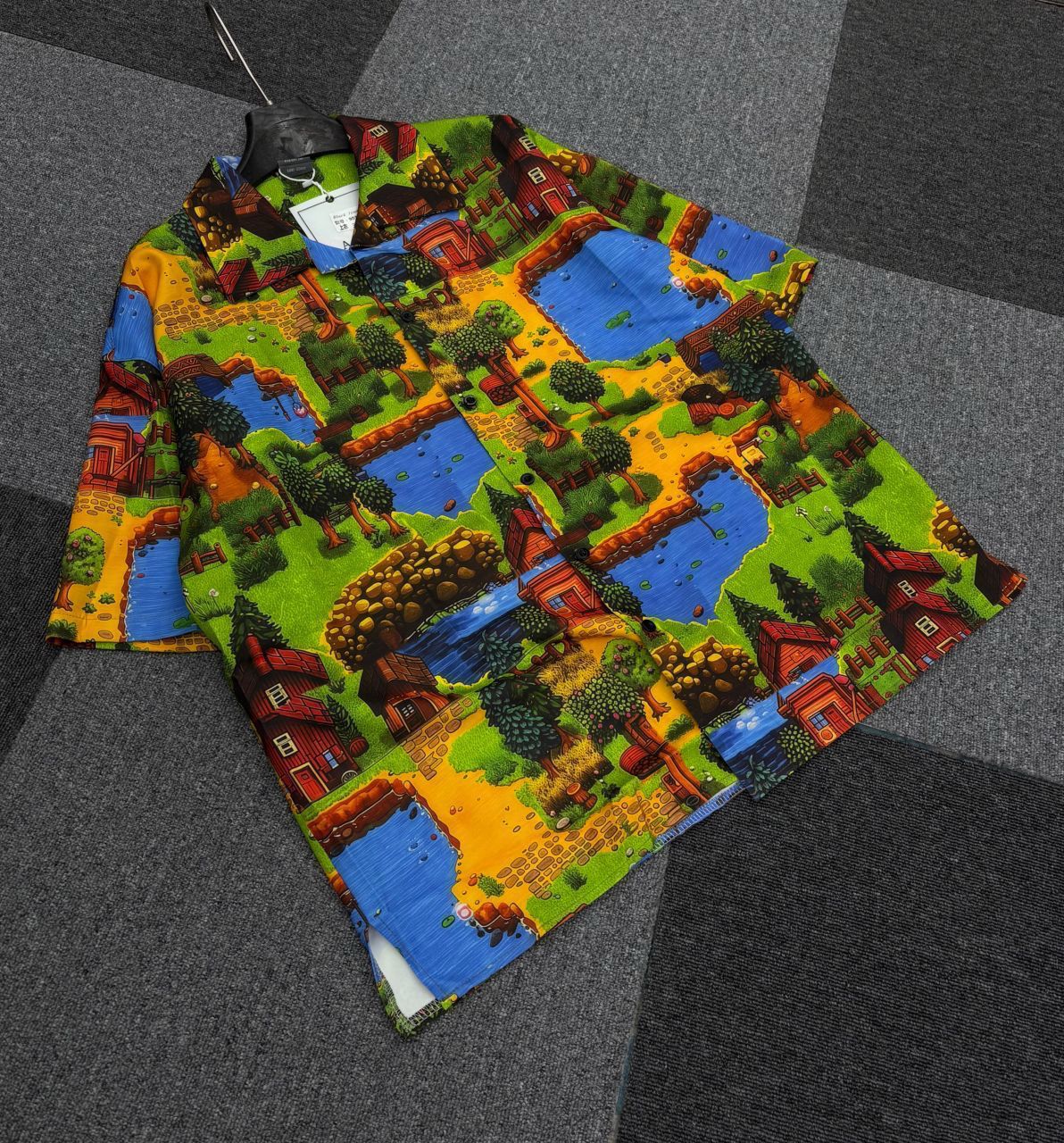 Men Trendy Casual Eye-Catching Print Design Shirt APR6