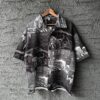 Men Loose Fit Printed Comfortable Shirt APR6