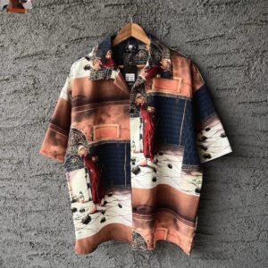 Men All-Over Print Casual Short Sleeve Top APR6