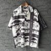 Vintage Art Print Men Shirt APR6