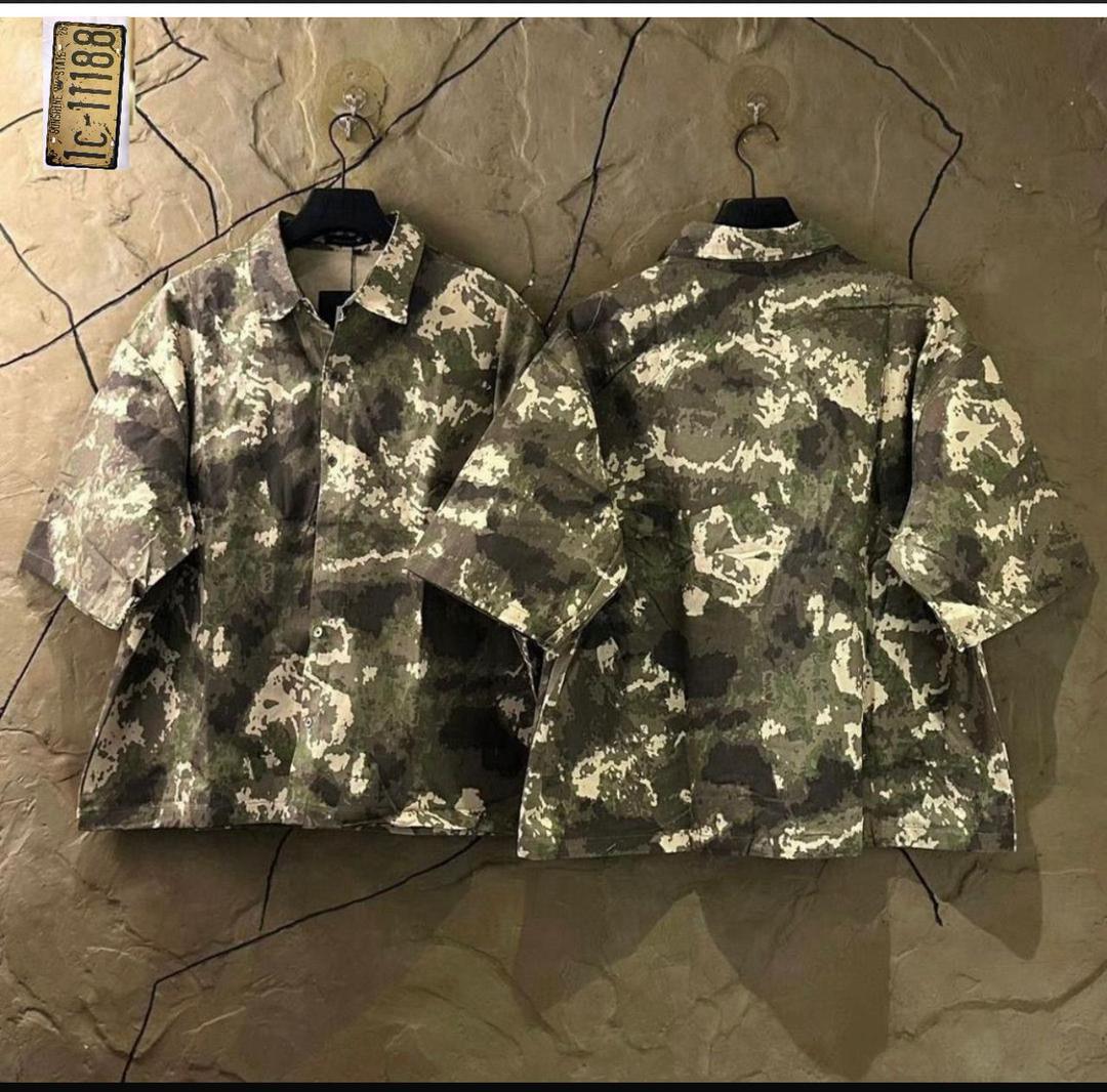 Urban Men Camouflage Print Shirt APR6