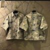 Men Camo Print Short Sleeve Shirt APR6