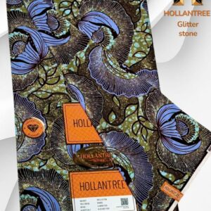 Luxury African Ankara Wax Print Fabric APR6