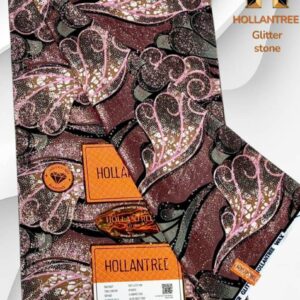 Luxury African Textile Wax Fabric APR6