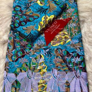 Embroidery Wax Lace Ankara Fabric APR6
