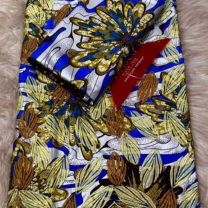 New Vlisco Guaranteed Ankara Wax Print Fabric APR6