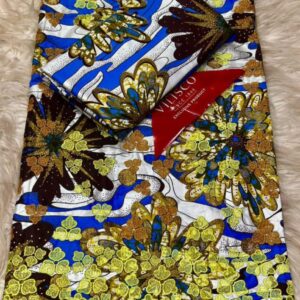 New Embroidery Vilisco African Fabric Print APR6