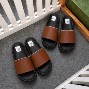 Brown Casual Slides for Men APR6