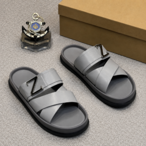 Fashion Forward Chic Leather Slides MAY6