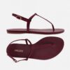 Classic T-Strap Solid Color Sandals MAY6