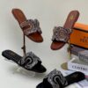 Lightweight Studded Leather Women Slippers MAY6