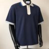 Men Authentic Half Zip-Up Collar Neck T-Shirt