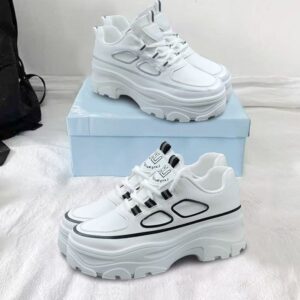 White Chunky Platform Fashion Sneakers MAY6