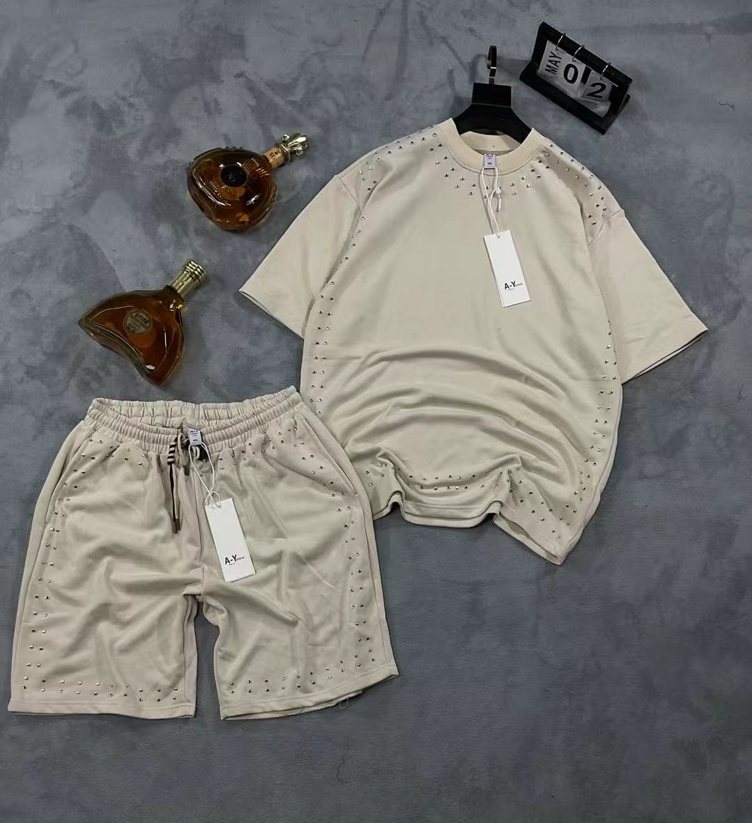 Plain Fashion Men Up & Down Outfit MAY6