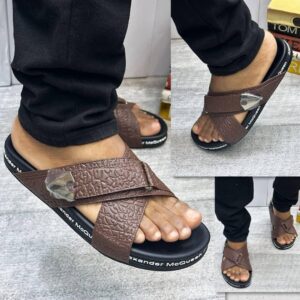 Boss Men Classic Leather Slippers MAY6