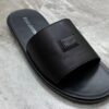 Black Leather Slip-On Men Pam MAY6