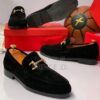 FERRAGAMO SUEDE CORPORATE SHOE XP