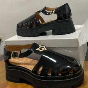 Naked Wolfe Buckle Glossy Sandal Xp