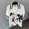 Men Floral Printed Half Sleeve Shirt JUN6