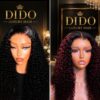 Premium Pixel Curly Human Hair Wig JUN6
