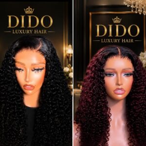 Premium Pixel Curly Human Hair Wig JUN6