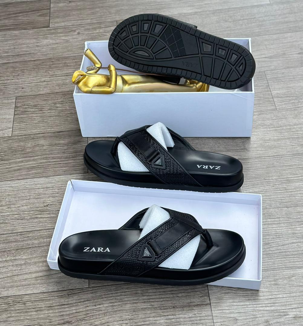 Textured Strap Men Palm Slippers JUN6