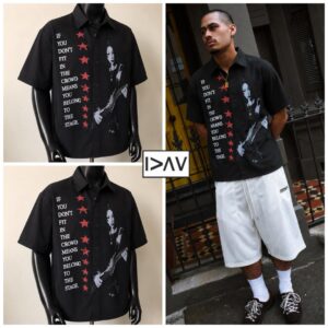 Men Short-Sleeved Graphic Shirt JUN6