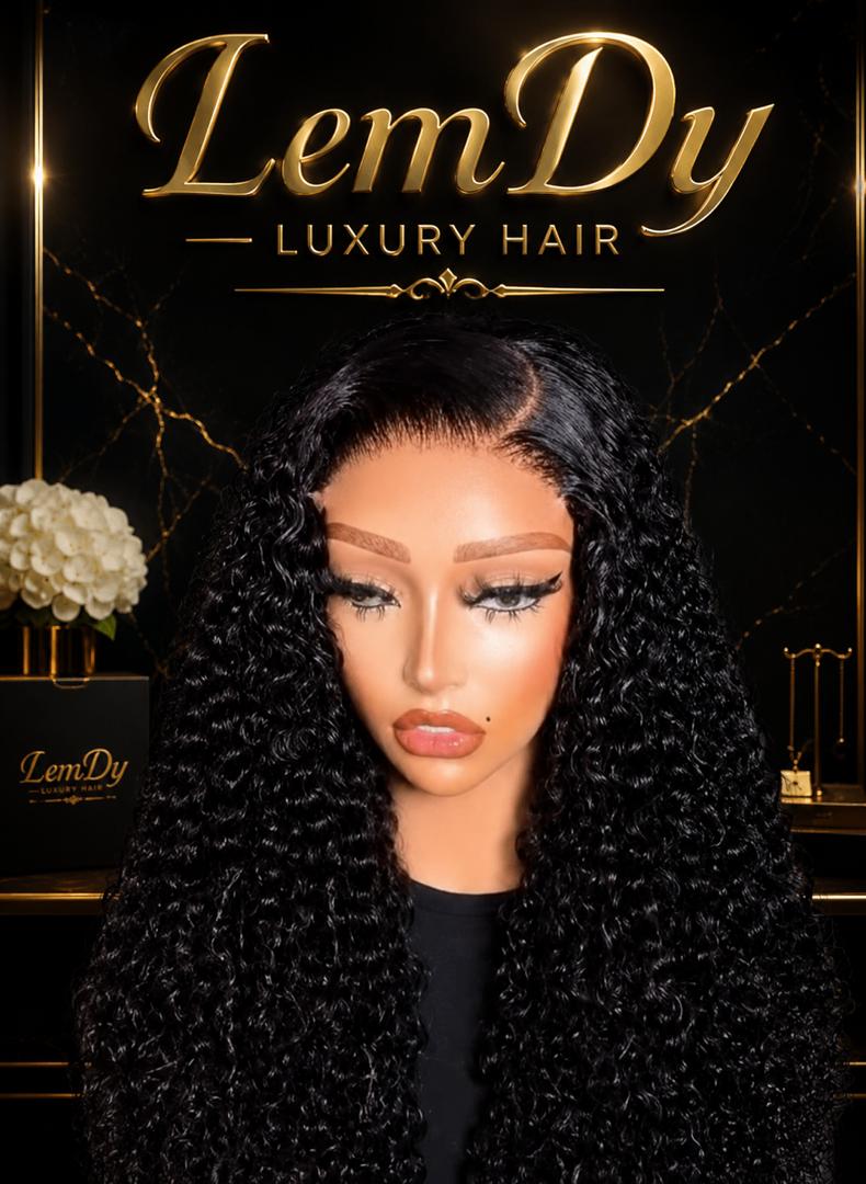 Black 300gram Pixel curly, "18" inches with 5/5 Closure JUN6