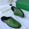 Designer Emblem Leather Half-Shoe JUL6