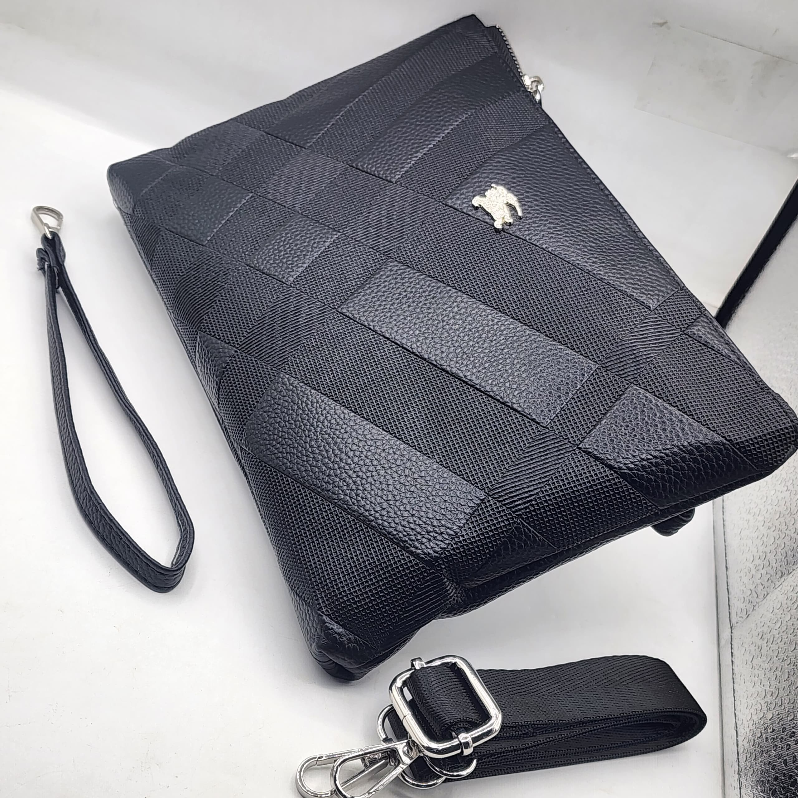 Men Elite Leather Side Purse JULY6