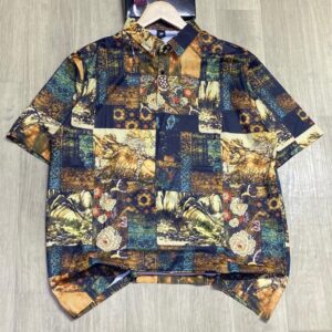 Monochrome Graphic Casual Shirt JUL6