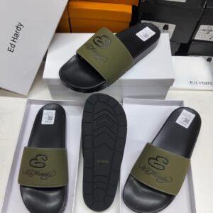 Army Green Men Comfort Slides JUL6
