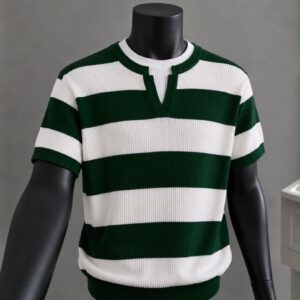 Men Urban Stripe Knit T-Shirt JUL6